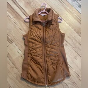 Columbia Women's Quilted Insulated Vest in Rust Brown